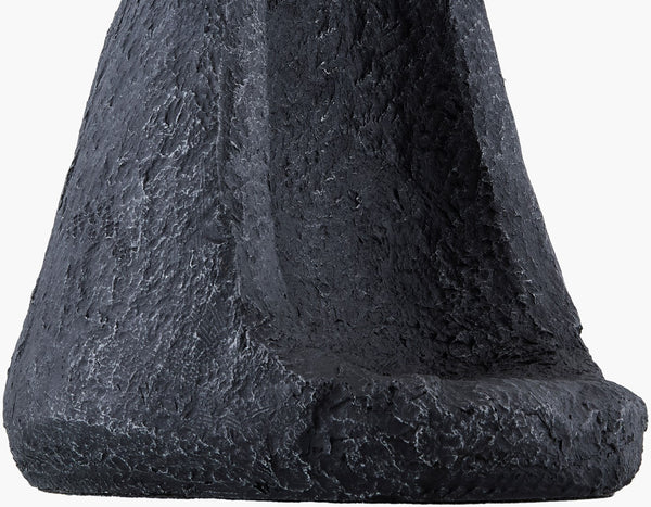 Surya Fuego Tropical Coastal Accent Table Lamp - 22" Tall, Resin Base & Linen Shade For Vibrant Spaces Body, Black,Shade, Brown,Finial, Black,Harp, Metallic ,Nickel,Cord, Translucent Resin,Linen,Polyester,Plastic Fue-002