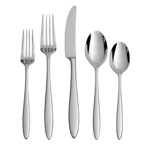 Lenox Oneida Level 20 Piece Everyday Flatware Set, Service for 4 Metallic, STAINLESS METAL B1011020AL21