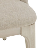 Homelegance By Top-Line Catalina Heathered Dining Chair Beige Rubberwood