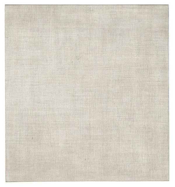 Hooker Furniture Modern Modern Mood Rectangle End Table With Raffia Accents, Quartered Oak Veneer, Soft Alabaster Finish Light Brown 6850-80413-80