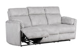Parker House Parker Living Radius - Mega Grey Power Reclining Sofa Mega Grey 100% Polyester (S) MRAD#832P-MGGR