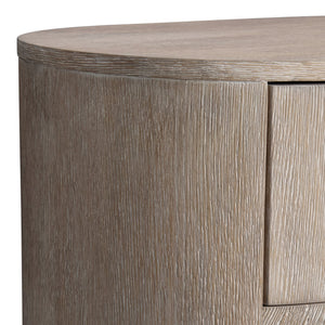 Bernhardt Bernhardt Loggia Nightstand With Soft-Close Drawer, Wire-Brushed Oak Aria Finish & Usb Charging 345230