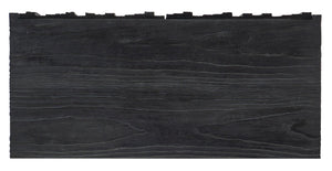 Hooker Furniture Chapman Charred Shou Sugi Ban Accent Chest With Hand-Hammered Pewter Accents, Media-Ready Storage 6033-85004-99