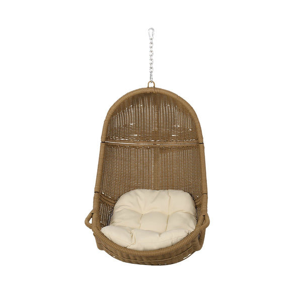 English Elm Christopher Knight Home® - LENA Hanging Basket with Durable Fabric Construction and Sturdy Handles for Stylish Indoor Decor Brown+Beige 70428.00BGE