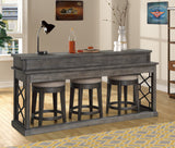 Parker House Sundance - Smokey Grey Everywhere Console Table Smokey Grey Poplar Solids / Birch Veneers SUN#09-SGR