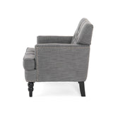 Christopher Knight Home® - Noble House - Malone Charcoal Grey Club Chair