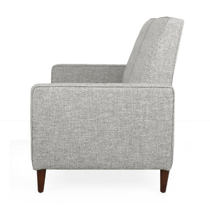 English Elm Christopher Knight Home® - DOUBLE Recliner Fabric Sofa with Plush Cushions and Space-Saving Design for Living Rooms, 49"L LIGHT GREY 72478.00FLGRYTW