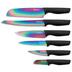 Lenox Hampton Forge Rainbow Black 12 Piece Cutlery Set Multi, NO COLOR MULTI HMC01A656D