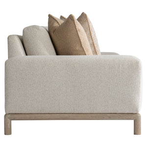 Bernhardt Hadley Fabric Sofa White,Cream Fabric P6287A