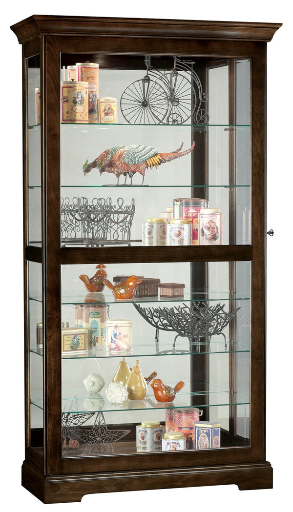 Hekman Furniture 680536 Tyler Iii Curio Cabinet - Elegant Display, Interior Lighting & Adjustable Glass Shelves Espresso Tyler Iii Curio Cabinet 680536