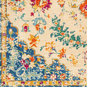 Surya Festival Handcrafted 2' X 3' Traditional Wool Rug With Fringe - Timeless Elegance For Any Space Light Beige Nz Wool Fvl1006-23