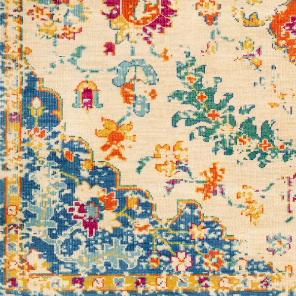 Surya Festival Handcrafted 2' X 3' Traditional Wool Rug With Fringe - Timeless Elegance For Any Space Light Beige Nz Wool Fvl1006-23