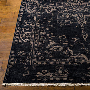 Festival FVL-1010 8' x 11' Handmade Rug FVL1010-811  Black, Gray, Cream Surya