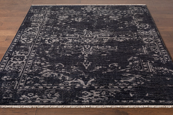 Festival FVL-1010 8' x 11' Handmade Rug FVL1010-811  Black, Gray, Cream Surya