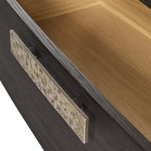 Bernhardt Bernhardt Geneve Wire Brushed Oak Six Drawer Dresser with Cast Aluminum Pulls 392052