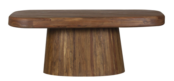 Porter Designs Porter Ekta Solid Acacia Wood Coffee Table - Modern Design With Natural Charm & Unique Grain Brown Wood 05-108-01c-1810-kit