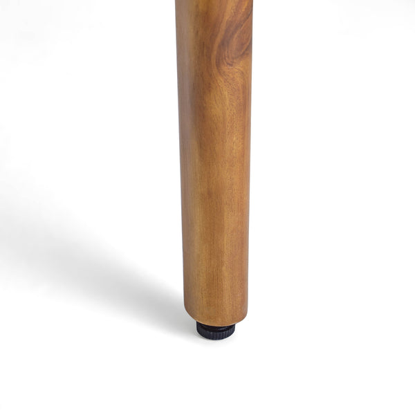 English Elm Stamford Round Solid Acacia Outdoor Bistro Table Weather Resistant Patio Dining 62919.00