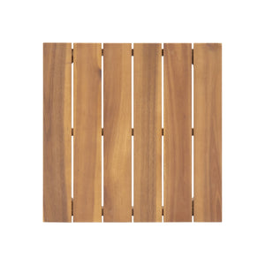 English Elm Christopher Knight Home® - TEMECULA Side Table Crafted from Durable Acacia Wood with Classic Slat Top, Stylish Outdoor Accent Piece Brown 66469.00