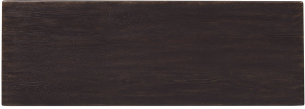 Hooker Furniture Driftwood Hall Chest With Buckboard Finish, Diamond-Motif Doors, Soft-Close Drawer & Storage Blacks 6820-85005-99