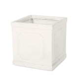 Christopher Knight Home® - Noble House - Burgos Outdoor Medium Cast Stone Planter, Antique White