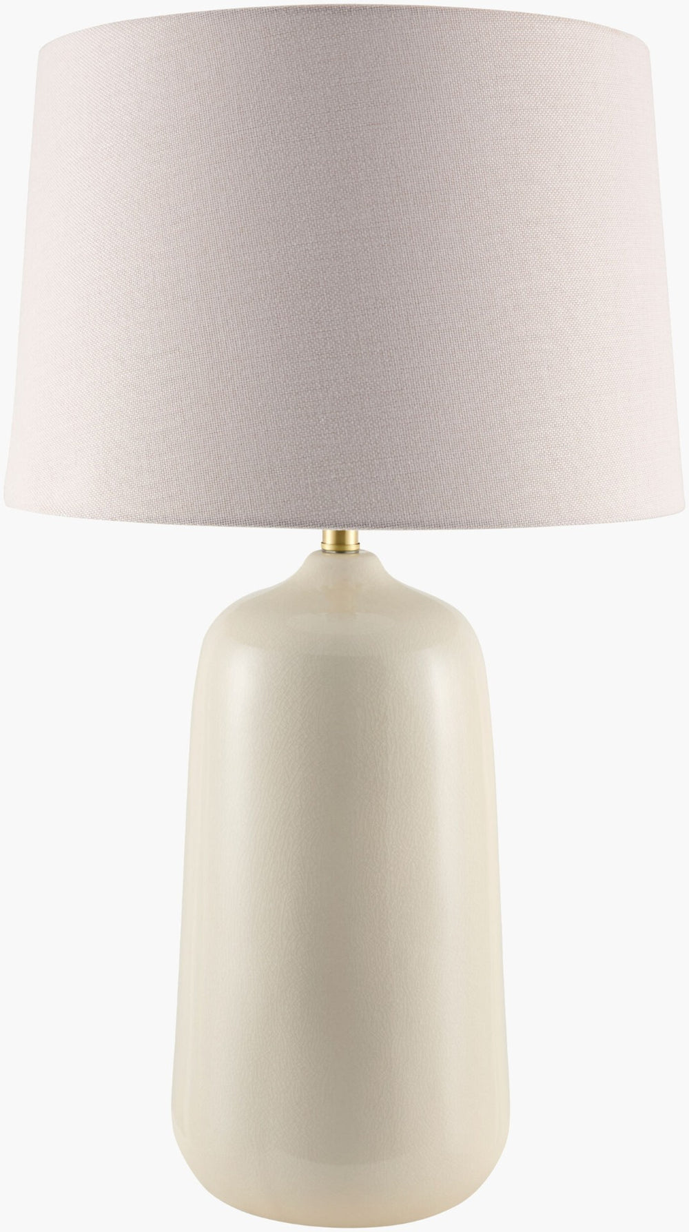 Surya Foxton Ceramic Arts and Crafts Table Lamp with Hand-painted Body and Linen Shade FXT-001