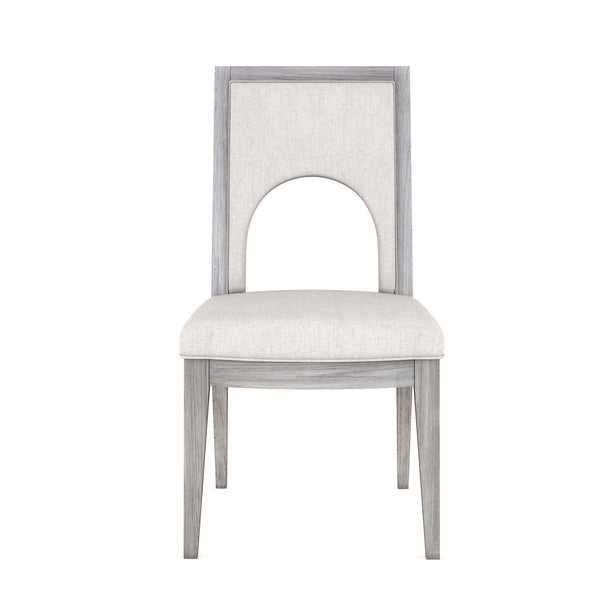 A.R.T. Furniture Set Of 2 - Vault Upholstered Side Chair - Elegant Mink Finish, Performance Fabric, Perfect For Modern Dining Spaces - Set Of 2 Gray Parawood Solids,Foam,Fabric 285206-2354