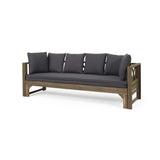 Christopher Knight Home® - Noble House - Varney Outdoor Extendable Acacia Wood Daybed Sofa