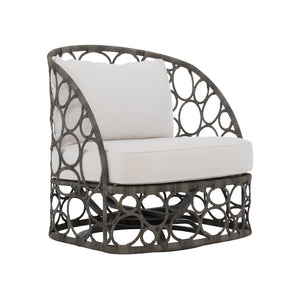 Bernhardt Bali Wicker Outdoor Swivel Chair [Made to Order] OP212SB