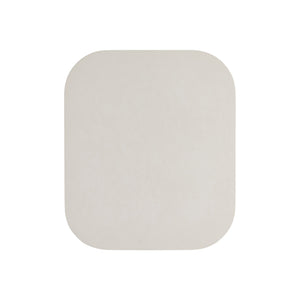 Bernhardt Bernhardt Ellison Side Table With Adobe Faux-Stone Top And Sandblasted White Ash Base, Adjustable Glides, Modern Transitional Appeal 553121