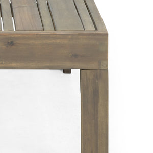 English Elm Christopher Knight Home® - Outdoor 4-Piece Acacia Wood Chat Set With Wicker Accents & Cushions – Perfect For Stylish Gatherings 68942.00DGRY-2_70141.00DGRY