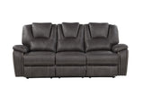 Steve Silver Katrine Charcoal Manual Sofa KT800SC