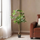 Christopher Knight Home® - Noble House - Monadnock 4' X 1.5' Artificial Money Tree, Green