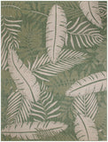 GOA02 Garden Oasis Outdoor Rug - Tropical Flatweave Design for Stylish Indoor and Outdoor Retreats