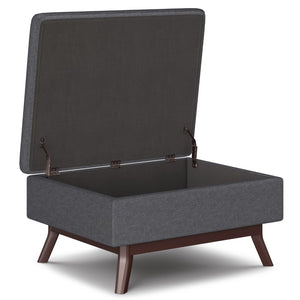 English Elm Owen Coffee Table Storage Ottoman - Versatile Slate Grey With Hidden Compartment & Safety Hinge B136P159200-GIGA