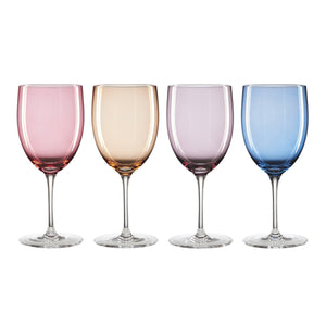 Lenox Oneida True Colors Wine Glasses, Set of 4 Multi, MULTI GLASS,CRYSTAL 895932