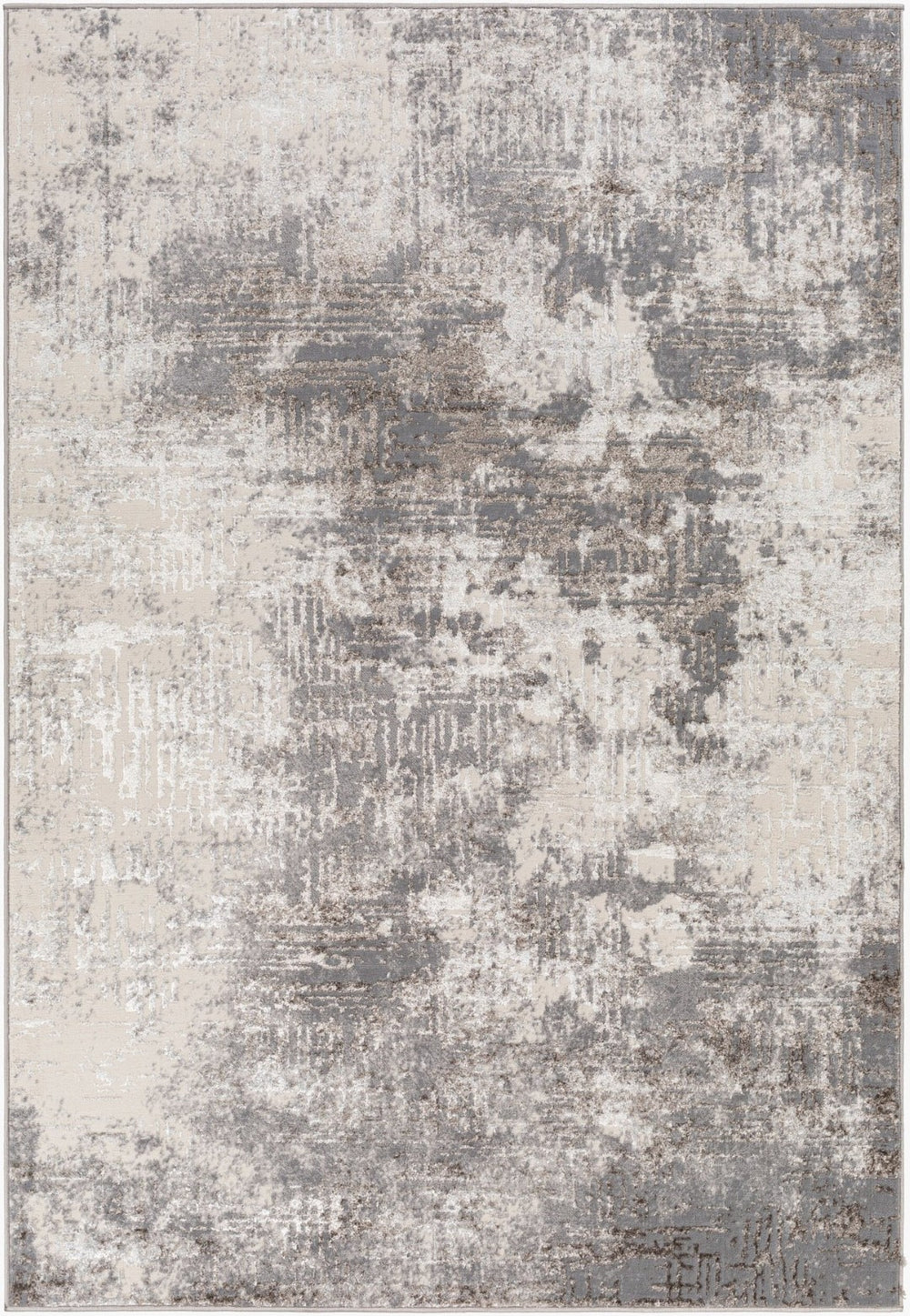 Livabliss Firenze Machine Woven Polyester Accent Rug with Lustrous Sheen for Entryways and Bohemian Layering Charcoal, Gray 2'7" x 3'10" FZE2300-3146