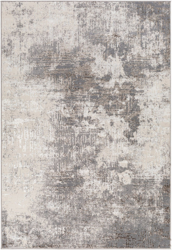 Livabliss Firenze Machine Woven Polyester Accent Rug with Lustrous Sheen for Entryways and Bohemian Layering Charcoal, Gray 2'7" x 3'10" FZE2300-3146