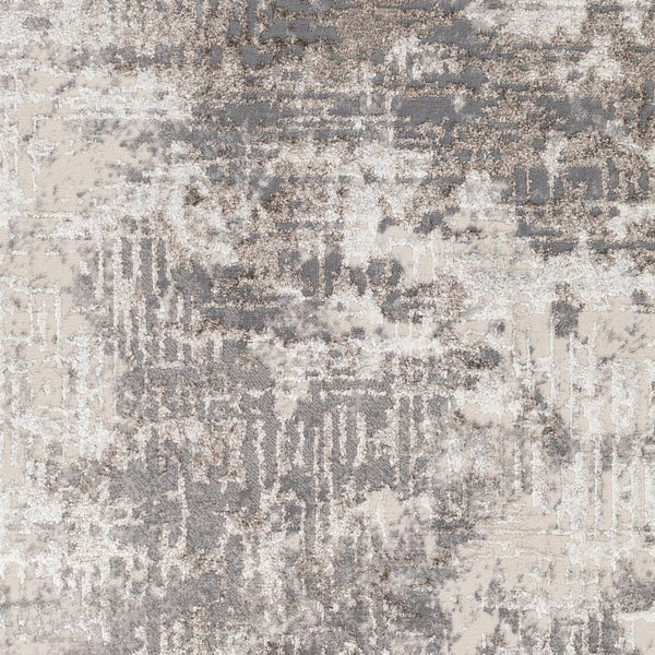 Livabliss Firenze Machine Woven Polyester Accent Rug with Lustrous Sheen for Entryways and Bohemian Layering Charcoal, Gray 2'7" x 3'10" FZE2300-3146