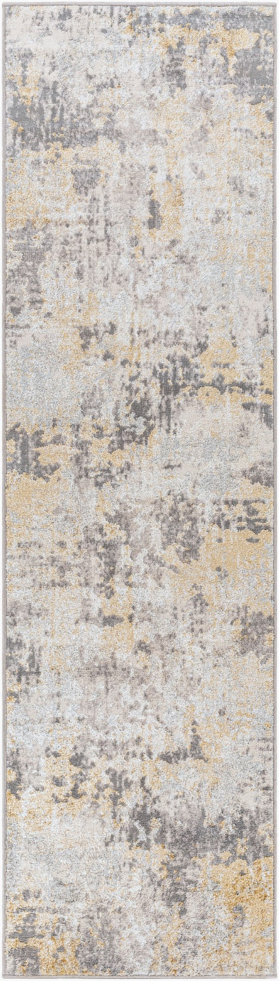 Livabliss Firenze Machine Woven Polyester Runner Rug Minimalist Modern Hallway Entryway Accent Camel, Gray 2' x 7' FZE2301-27