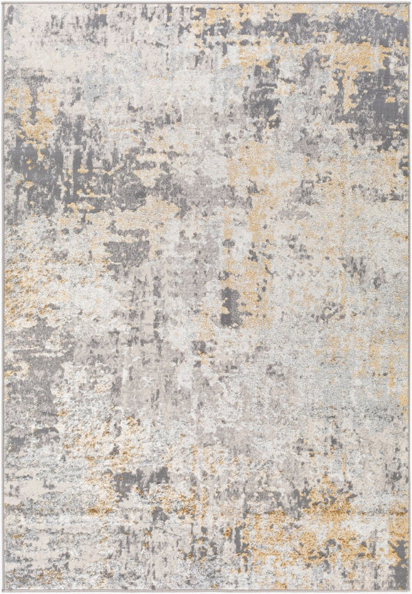 Livabliss Firenze Machine Woven Polyester Runner Rug Minimalist Modern Hallway Entryway Accent Camel, Gray 2'7" x 3'10" FZE2301-3146
