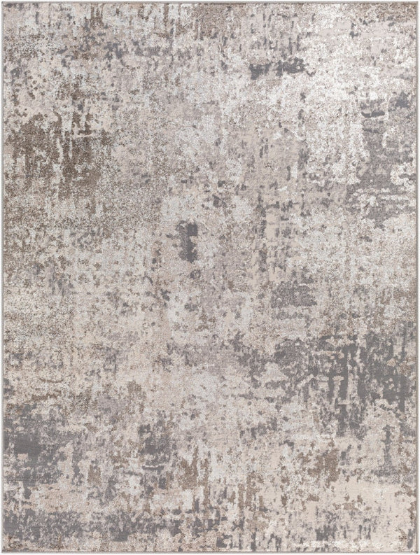 Livabliss Firenze Machine Woven Polyester Area Rug for Entryways and Transitional Modern Spaces Charcoal, Gray 7'10" x 9'6" FZE2303-7996