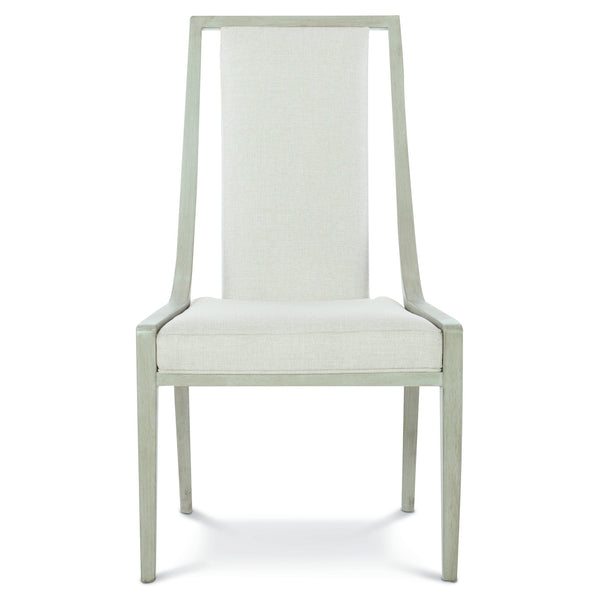 Bernhardt Bernhardt Curved Axiom Side Chair — Linear Gray Frame, Neutral Upholstery, Ergonomic Transitional Design 381565