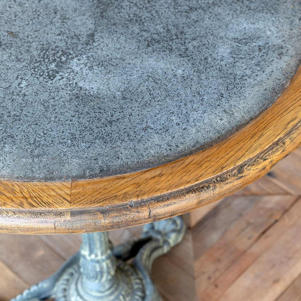 Park Hill Zinc Topped Round Café Table EFT90235