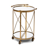 Hampton Round Tray Serving Cart