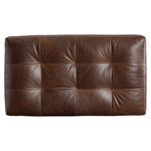 Bernhardt Bernhardt Nest Tufted Leather Cocktail Ottoman for Modern Living Room Lounges 3300LO