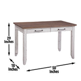 English Elm Steve Silver - Bear - Creek Sofa Table - White