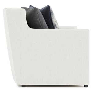 Bernhardt Bernhardt Candace Crescent Sofa With Welt Trim & Button Tufting, Plush Pillows, 96"W Durable Upholstery - Made to Order B7297A