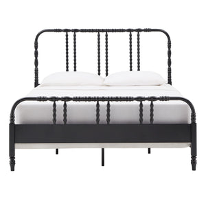 Homelegance By Top-Line Ambrose Metal Spool Bed Black Metal