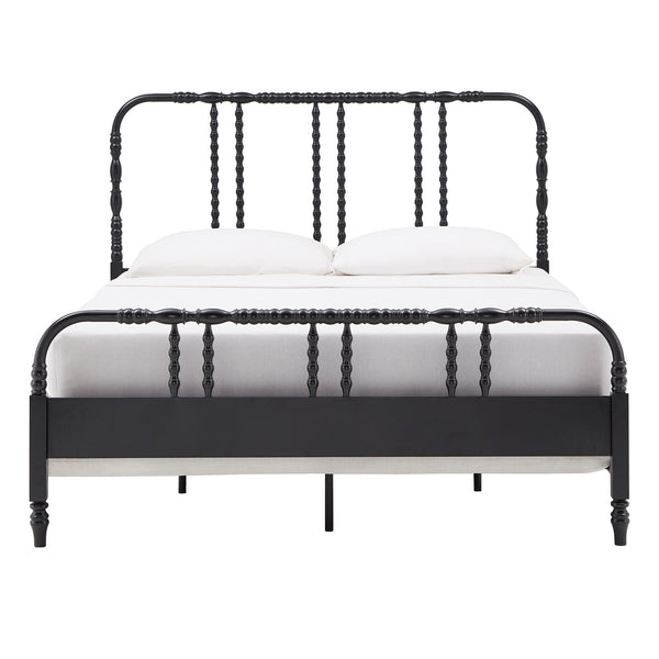 Homelegance By Top-Line Ambrose Metal Spool Bed Black Metal