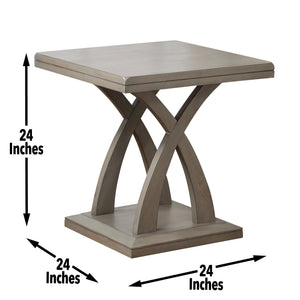 English Elm Steve Silver - Jocelyn - End Table - Gray